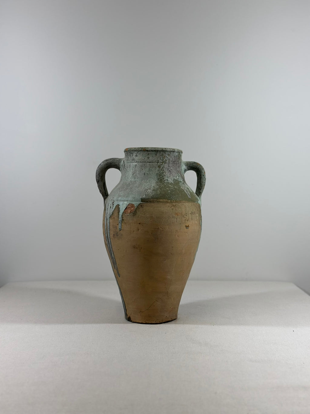 Glazed Two Handled Pot