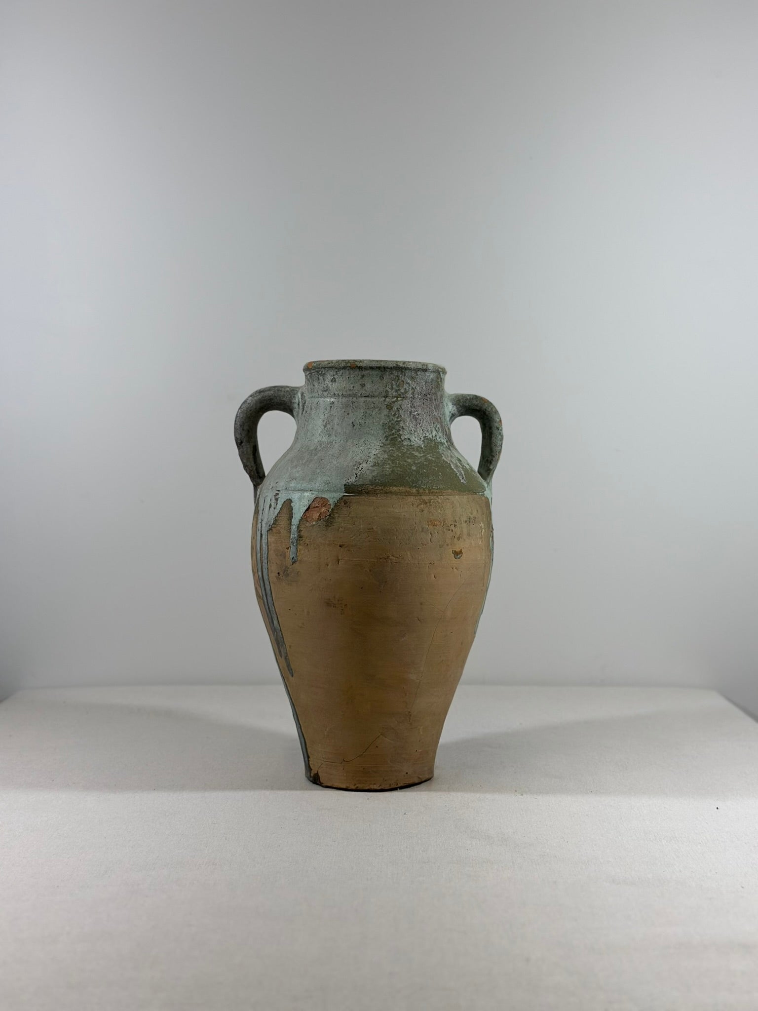 Glazed Two Handled Pot