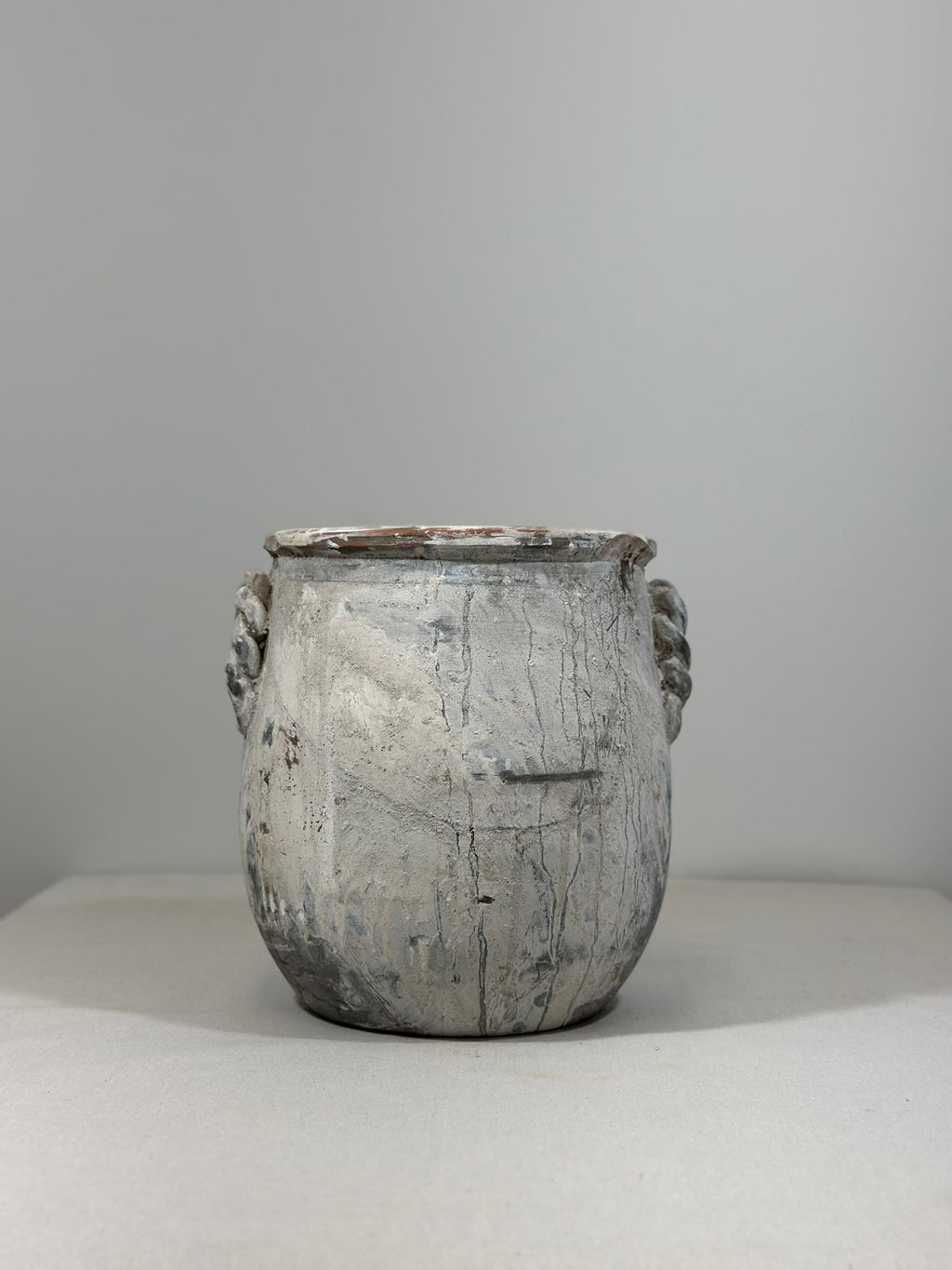 White Washed Planter Pot