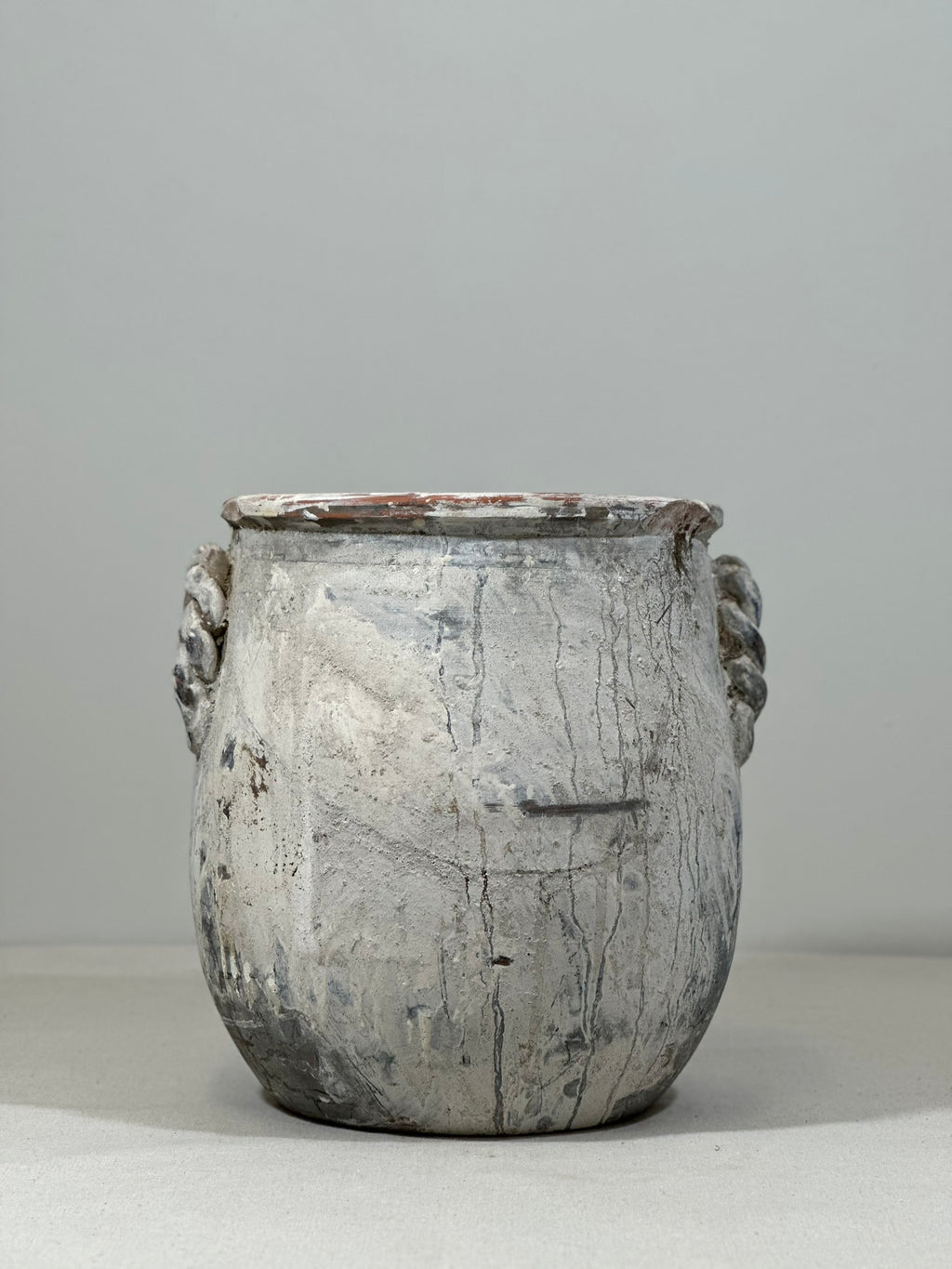 White Washed Planter Pot