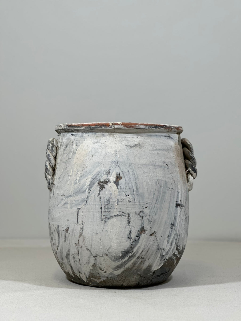 White Washed Planter Pot