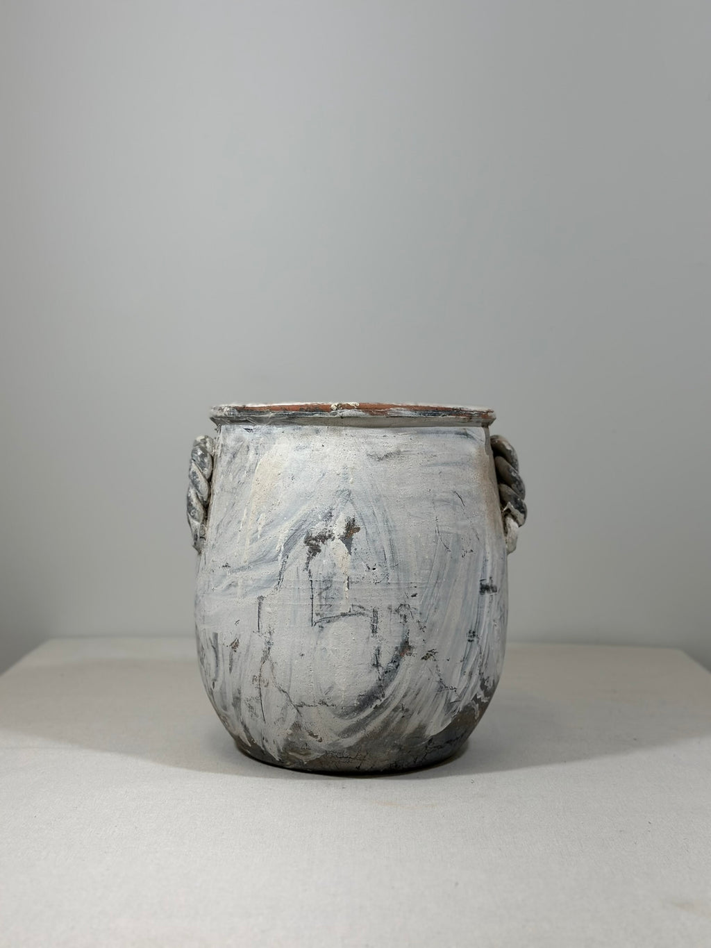 White Washed Planter Pot