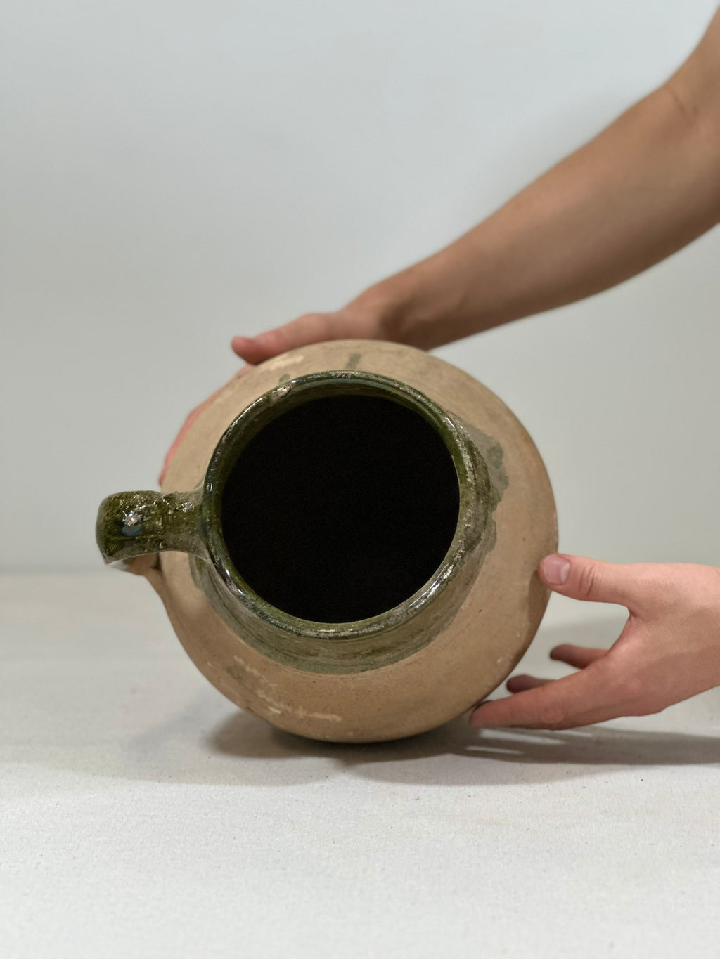 Green Onehanded Pot